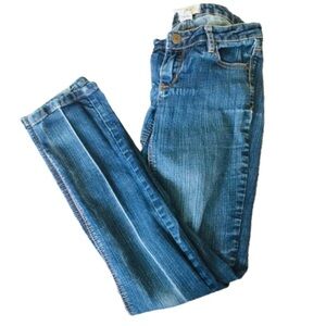 GARAGE Straight Bootcut Jeans With Pockets Dark Denim Blue Size 5